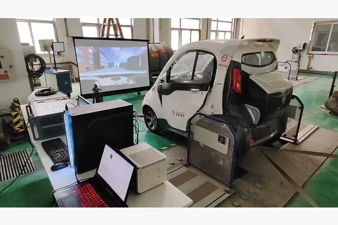 ADAS vehicle-in-the-loop test bench